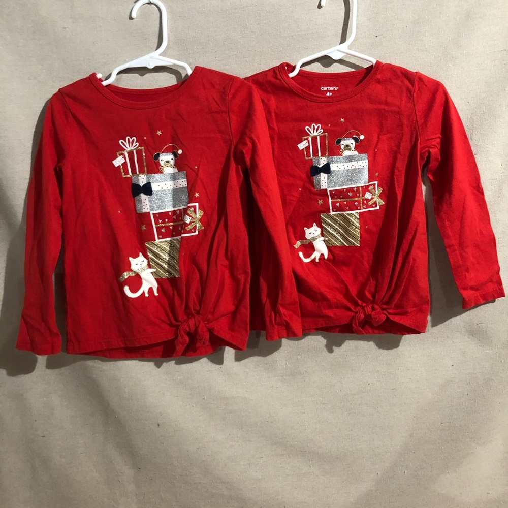 Carter’s Christmas Toddler shirts